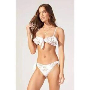 MINKPINK Bay Side Tie Bikini Bottom